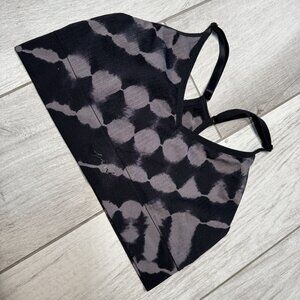 Tie-Dye‎ Black & Gray Sports Bra XL By Pink Active